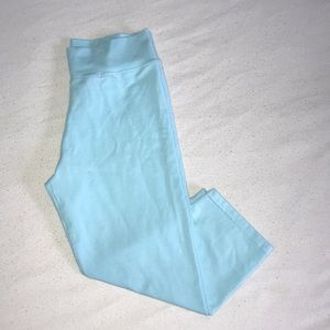 Girls/Women’s capri baby blue leggings/tights